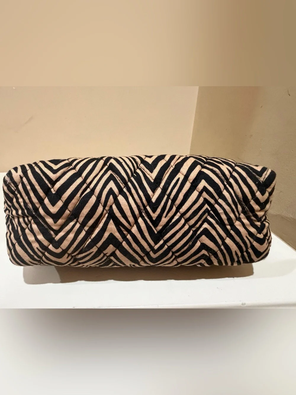 Vera Bradley quilted cosmetic